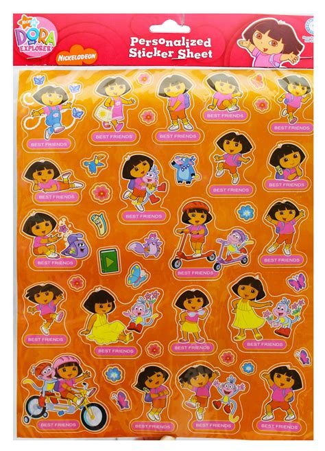 Dora the Explorer "Best Friends" Dora and Boots Sticker Collection (40 ...