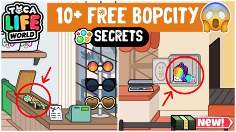 🤯All New 10+ Free Bopcity Secrets in Tocalifeworld | Toca Boca Secrets ...