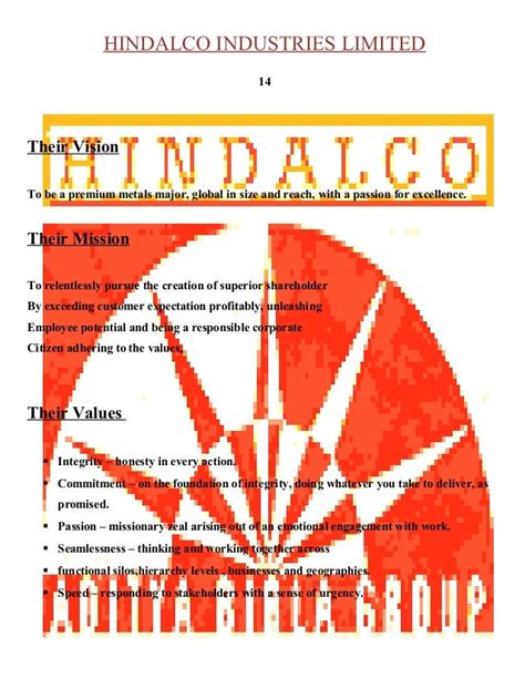 Hindalco industries limited