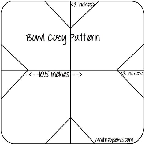 Printable Bowl Cozy Pattern - Printable Templates