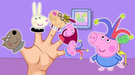 Finger Family Peppa Pig School Play - Nursery Rhymes for Children ...