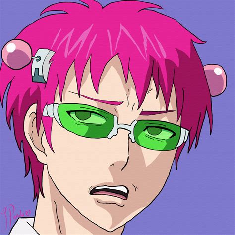 Saiki K and his annoyed face. by ScarletPandaArt on DeviantArt