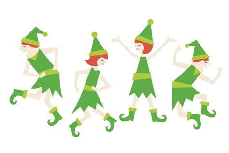 christmas elves dancing clipart 18 free Cliparts | Download images on ...