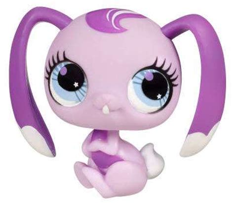 Littlest Pet Shop Bunny Figure 2756 Purple Hasbro Toys - ToyWiz