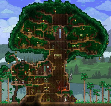 First tree house build : r/Terraria