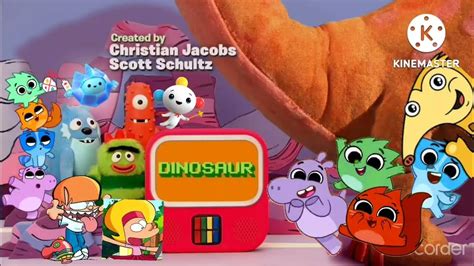 Yo gabba gabba dinosaur title card add round 3 - YouTube