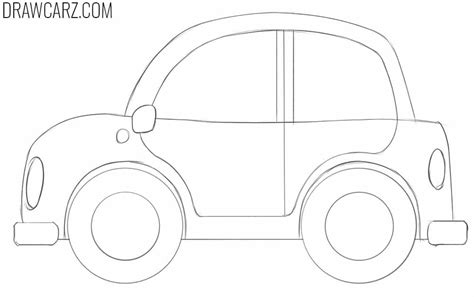 How to Draw a Cartoon Car