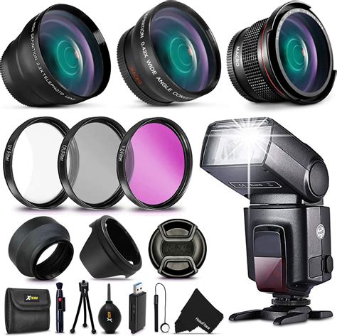 Amazon.com : Professional Accessories Kit for Canon EOS 90D 80D 77D 70D ...