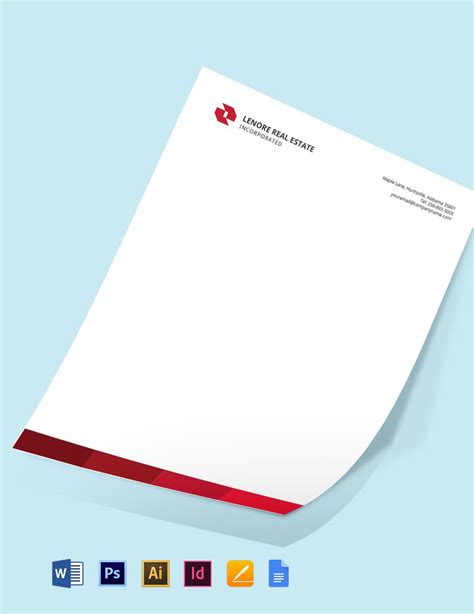 Real Estate Letterhead Template in Word - FREE Download | Template.net