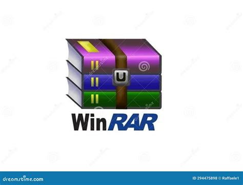 Winrar Logo editorial stock photo. Illustration of program - 294475898