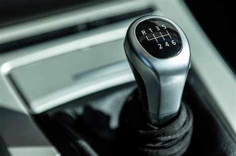 Premium Photo | Manual gear lever car