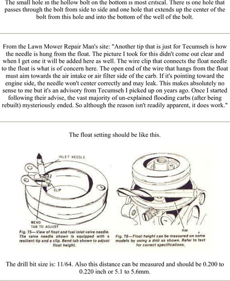 Tecumseh Carburetor Repair And Governor Adjustment & Guide