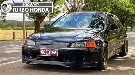 400HP TURBO B18C Honda Civic EG Hatch Review: The Perfect SLEEPER - YouTube