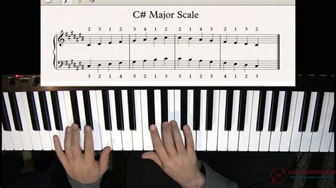 C# Major Scale - Learn to Play Piano - Lesson 46 - YouTube