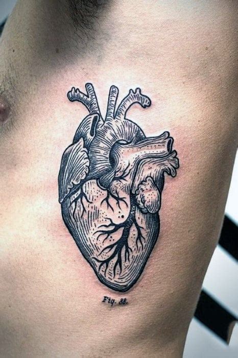 Human Heart Tattoo Outline