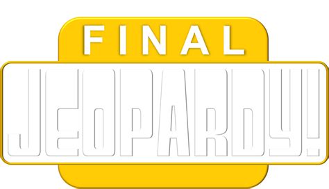 Final Jeopardy! Logo (2000-01) by Dadillstnator on DeviantArt