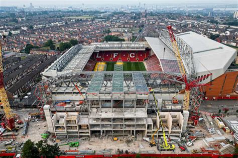 10 new photos of Anfield Road End expansion nearly 1 year into build ...