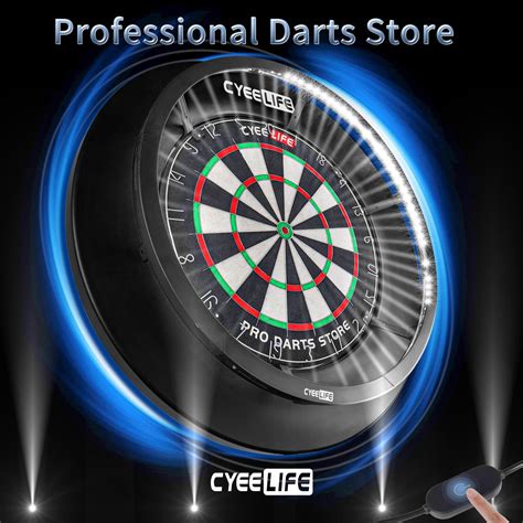 Dartboard LED Lighting System for Steel Dart board 360 degrees ...