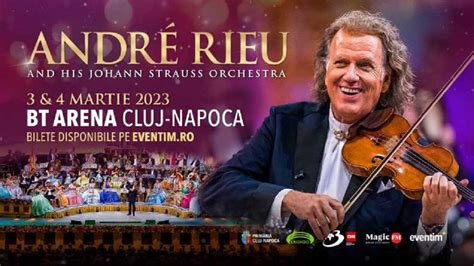 ANDRE RIEU konseri, 3 ve 4 Mart 2023'te Cluj'da