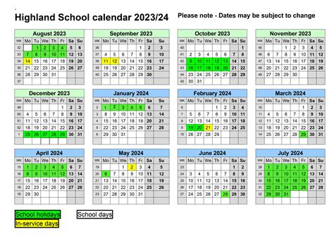 Term Dates