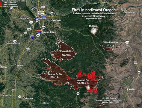 Northwest Fire Map