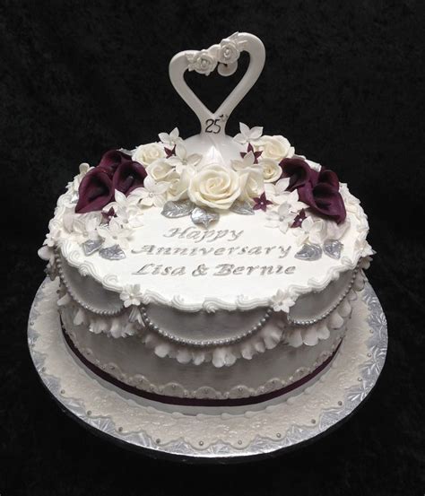 25th Anniversary Cake | cakes | Pinterest