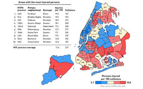 New York City Police Precincts Map - Hiking In Map