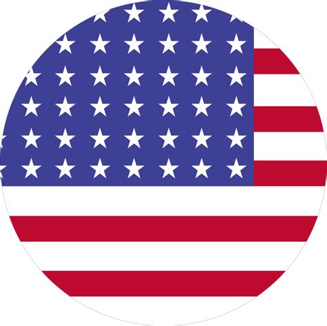 America flag round shape PNG 22109084 PNG