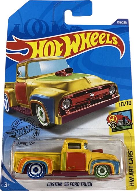 2020 HOT WHEELS THUNT CUSTOM ‘56 FORD TRUCK K CASE TREASURE HUNT ART ...