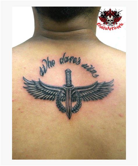 Sword With Wings Tattoo, HD Png Download , Transparent Png Image - PNGitem