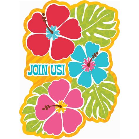 Luau Border Templates Free Printable