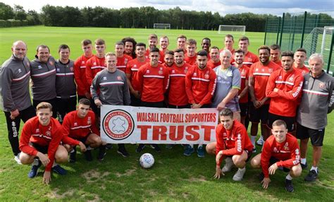 Walsall players make donation to supporters trust | Express & Star