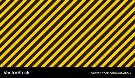 Black yellow stripes wall hazard industrial Vector Image