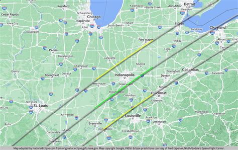 Solar Eclipse 2021 Map Missouri - Vector U S Map