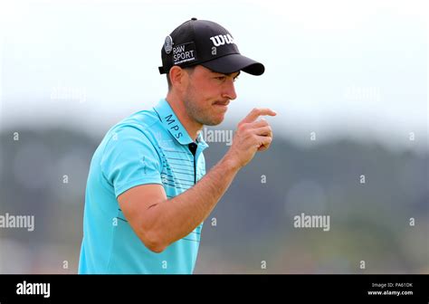 England's James Robinson on the 5th during day two of The Open ...