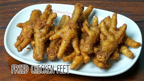 Thai Foods | Fried Chicken Feet - YouTube