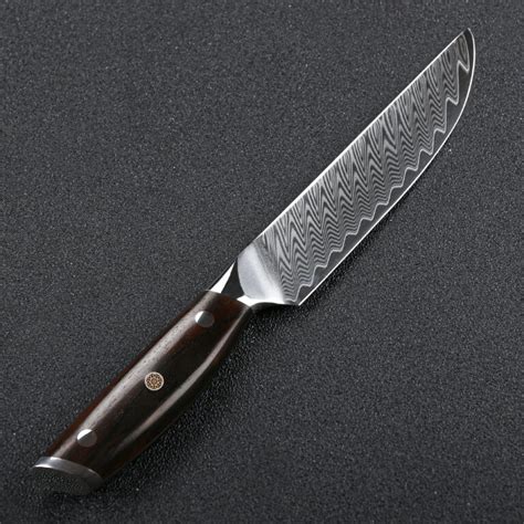 Damascus Steak Knife - Best 10Cr15 Steel Forged Steak Knives