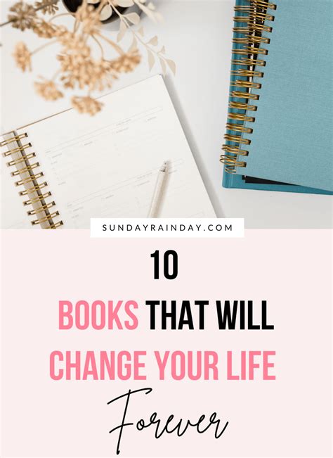 10 books to read to change your life forever - Sunday Rainday