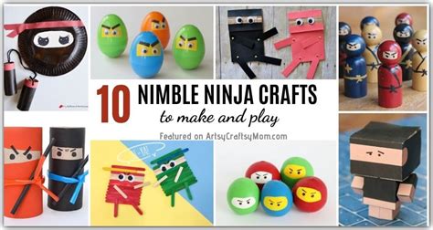 10 Nimble Ninja Crafts for Kids