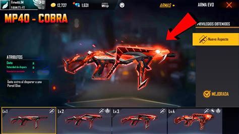 LLEGÓ NUEVA MP40 EVOLUTIVA en FREE FIRE! NUEVOS EMOTES, INCUBADORA M4A1 ...