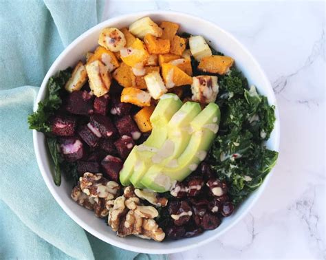 Roasted Winter Veggie Power Bowl - Eat the Gains