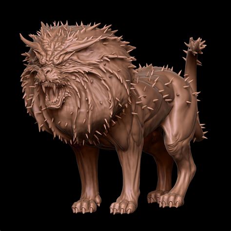 nundu harry potter fanart 3D model 3D printable | CGTrader