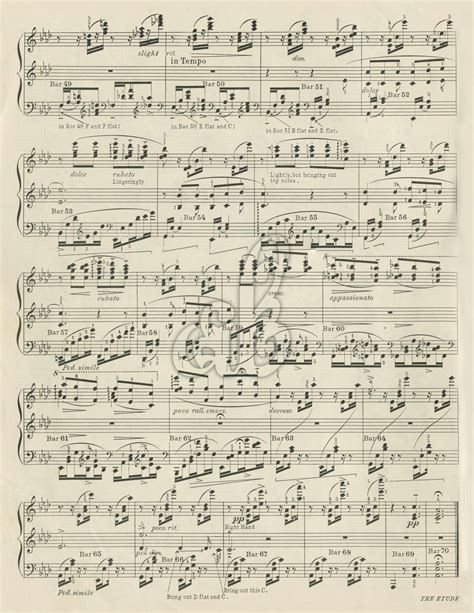 Printable Vintage Music Sheets