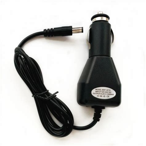 4.2V 1A Car Cigarette Lighter Charger adapter for Lithium Ion Battery ...