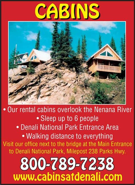 Cabins At Denali: Denali National Park, Alaska