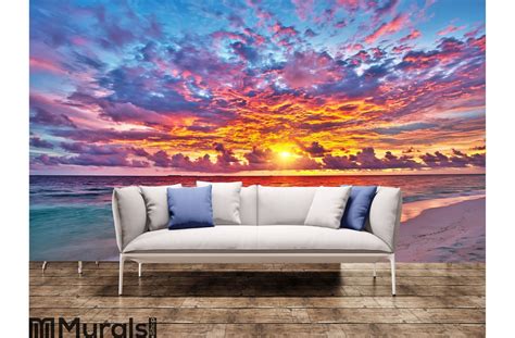 Diy Sunset Wall Mural - Mural Wall