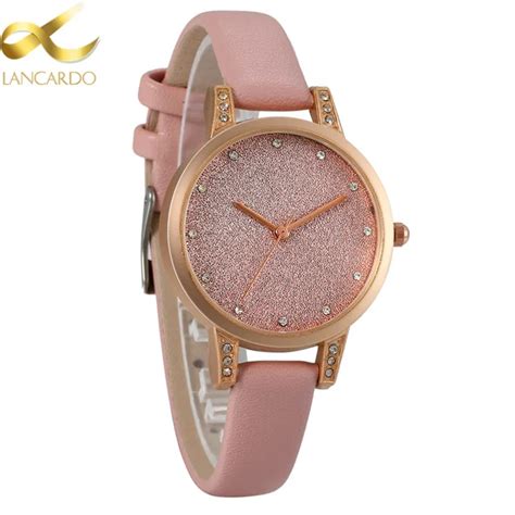 Aliexpress.com : Buy Dull Polish Woman Watches Brand Lancardo Quartz ...