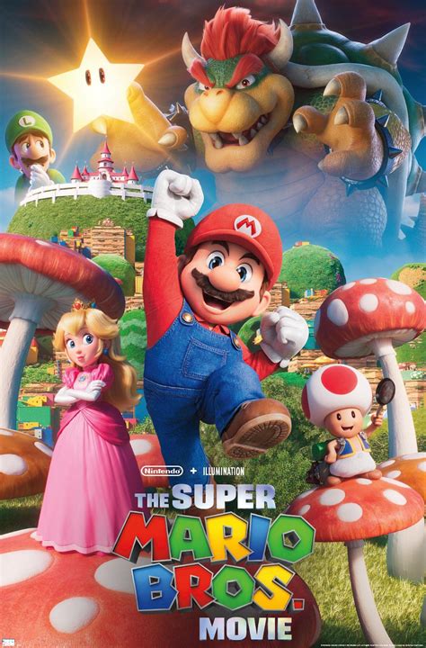 Buy Trends International The Super Mario Bros. Movie - Mushroom Kingdom ...