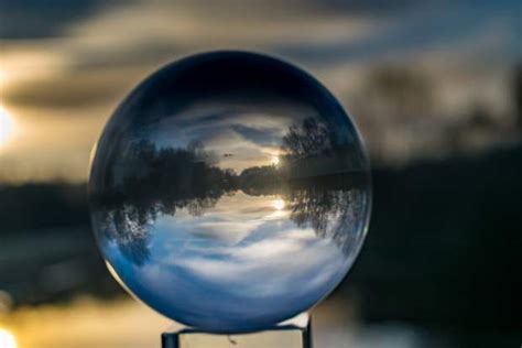 Glass ball photography