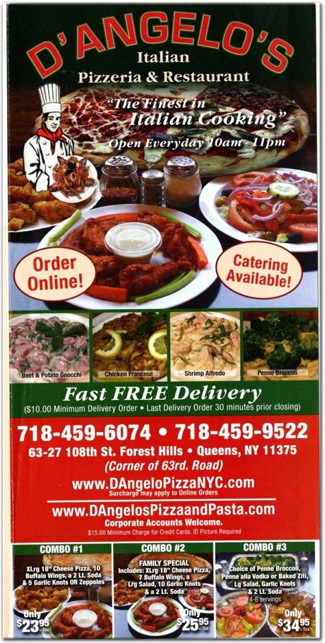 D Angelo's Restaurant in Queens / Menus & Photos